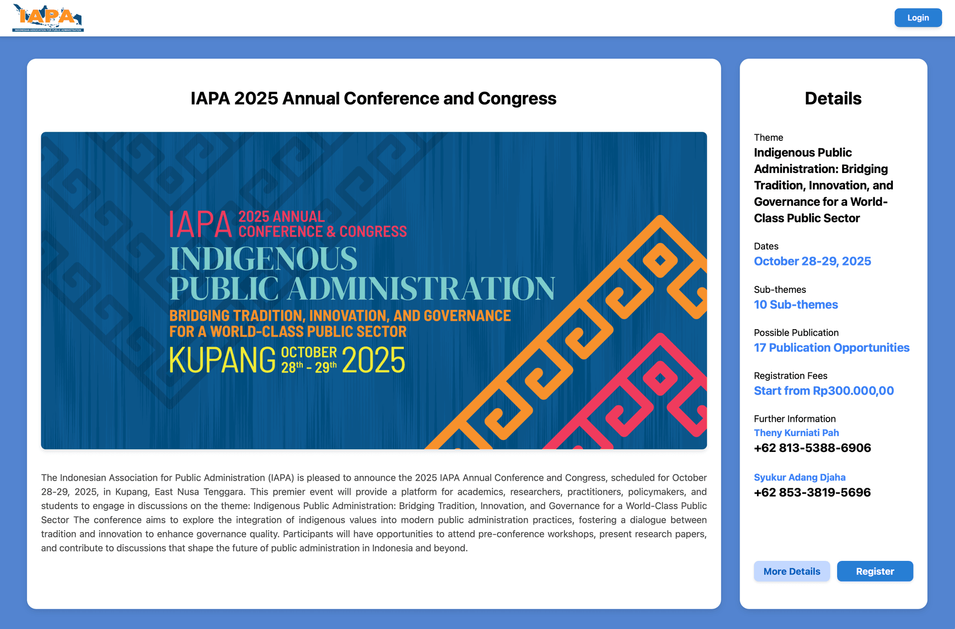 IAPA Web Conference